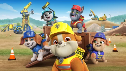 Rubble & Companhia vai estrear em setembro no Nick Jr. Portugal