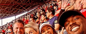 Flávio, Élson e companheiras de "Casados" partilham momento especial em Jogo de Futebol