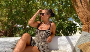 Sónia Martins diverte-se com ex-concorrente em Encontro no Algarve