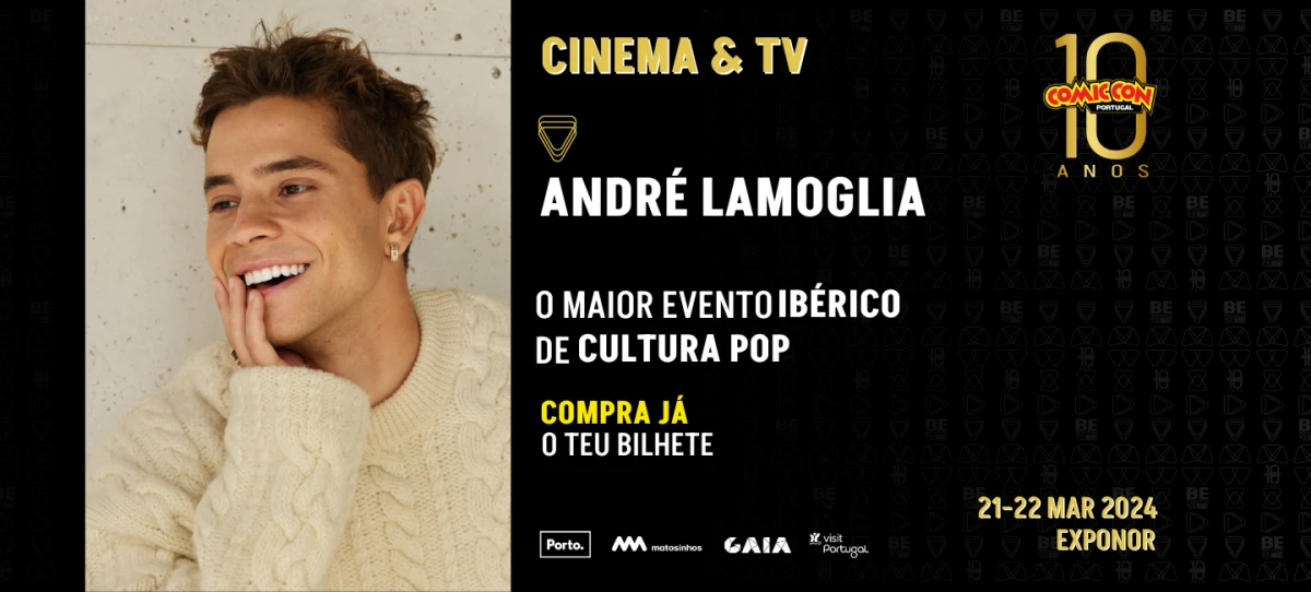 André Lamoglia, Finn Jones e Juan Carlos Fresnadillo vão estar na Comic Con Portugal